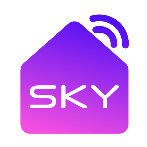 Sky. Smart home and services. icon