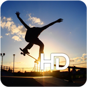 Freestyle Skateboard HD Wallpaper icon