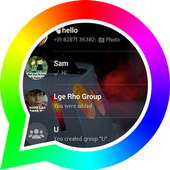 ikon Wa Warna Transparan Plus