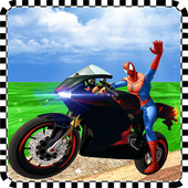 Superhero bike race: Offroad Moto Bike Racer icon