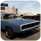 Car Driving Simulator Dodge Racing Challenger Game icon