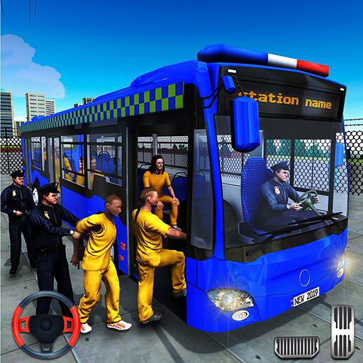 City Police Bus Drive : Jail Prisoner Transport icon