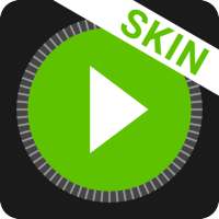 MusiX Material Dark Green Skin for music player