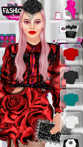 High Fashion Clique - Dress up & Makeup Game 4 تصوير الشاشة