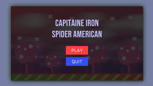 Capitaine Iron Spider American : Endless Runner screenshot 1