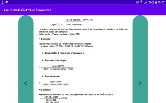 Financial mathematics course screenshot 1