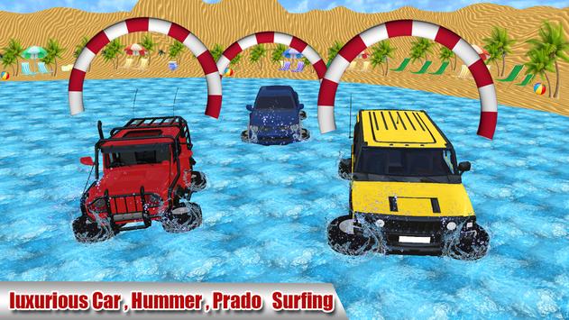 Water Surfer Beach Racing Car & Jeep Float Driving screenshot 4
