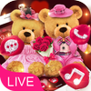 3D Love Bear Couple Theme icon