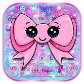 Cute Kawaii Bow keyboard on 9Apps