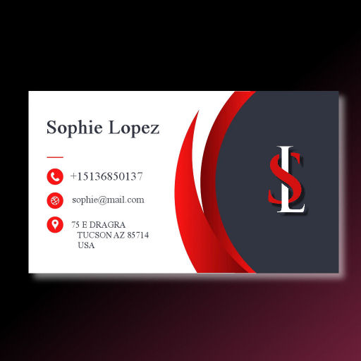 Universal Business card maker icon