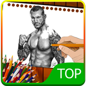 How To draw WWE Catchers icon
