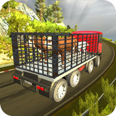 Eid Animals Farm Cargo Truck Game icon
