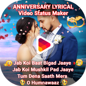 My Photo Anniversary Lyrical Video Status Maker icon