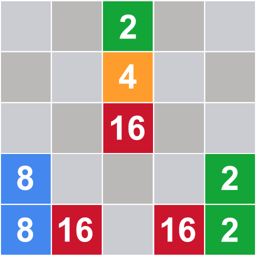 2048 Drop n Merge Numbers: Match 3 Columns Puzzle icon