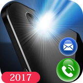 Flash Alerts ON SMS And Call icon