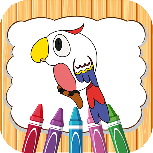 Birds Drawing and Coloring pag icon