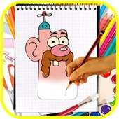 How to draw : Uncle Grandpa  cartoon network on 9Apps