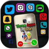 Calling Flashlight,Booster &amp; Cleaner 3 Apps In One icon