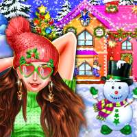 Santa & Family's Christmas Decoration & Dress up on 9Apps