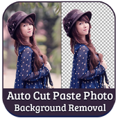 Auto Cut Paste Photo Background Removal أيقونة