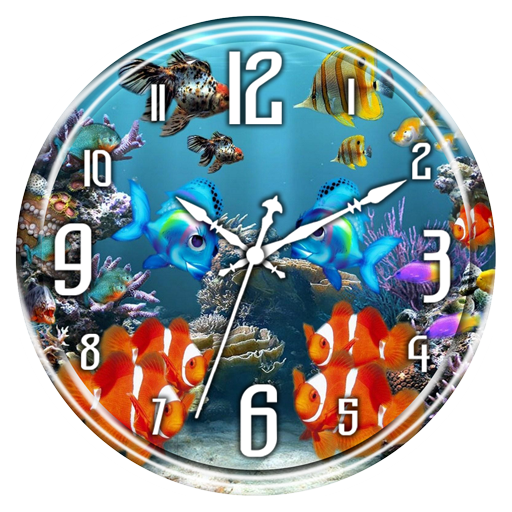 Aquarium Clock Live Wallpaper icon