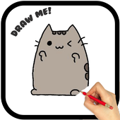 How to draw Pusheen Cat иконка