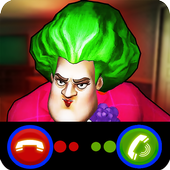 Scary Teacher Video Call And Chat Simulator Prank icon