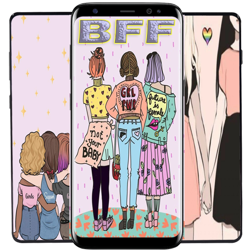 Girl BFF Wallpaper icon