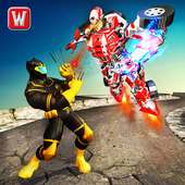 Flying Panther Superhero VS Transform Robot Battle