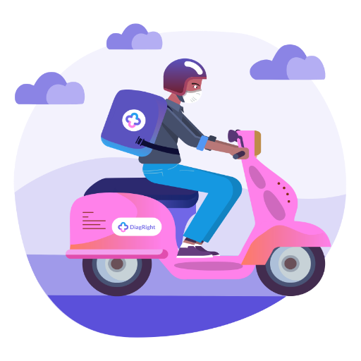 Home blood sample collection icon