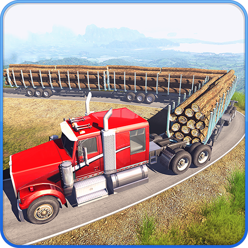 Long Trailer Truck Wood Cargo Logging Simulator icon