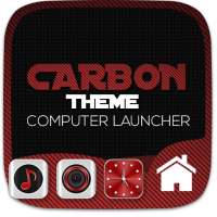 Carbon Fiber Theme For Computer Launcher