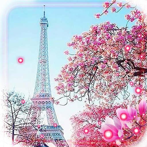 Pink Paris Live Wallpaper icon