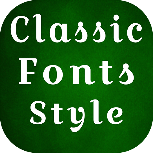 Classic Fonts Style icon