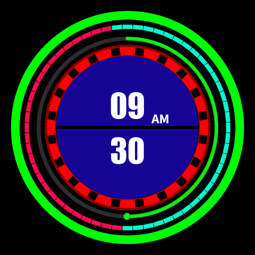 Digital Clock Live Wallpaper icon