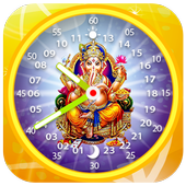 Ganesha Live Clock Wallpaper icon