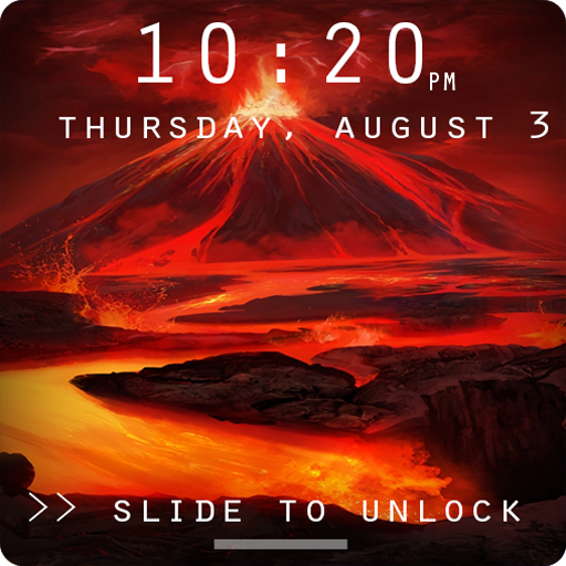 Volcano Pattern Lock Screen icon