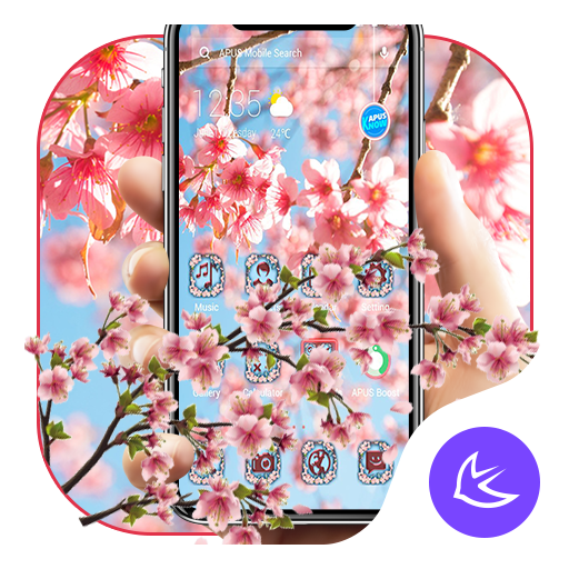 Cherry Blossom APUS Launcher theme icon