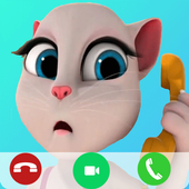 Call To Angela's -Fake Call icon