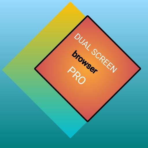 Dual screen browser pro-use two screens at a time. icon