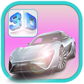 Defensive driving car icon