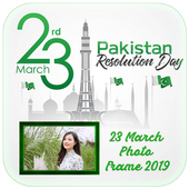 23 March Photo Frame 2019 icon