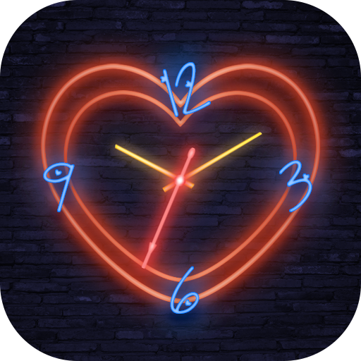 Neon Clock Live Wallpaper icon