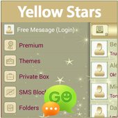 GO SMS Yellow Stars icon