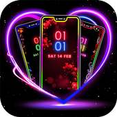 Heart Edge Lighting - Heart Border Edge Light on 9Apps