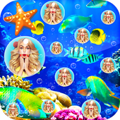 Bubble Photo Live Wallpaper With Aquarium icon