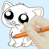 Draw Cartoons 3D Learning icon