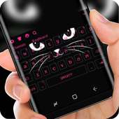 Dark Black Cat Keyboard on 9Apps