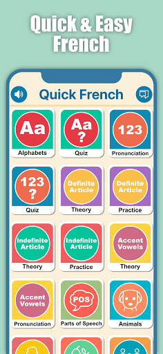 Quick and Easy French Lessons screenshot 1
