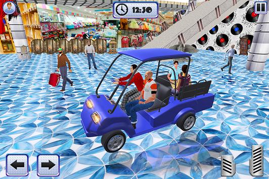 Shopping Mall Taxi Driver Cart Simulator screenshot 2